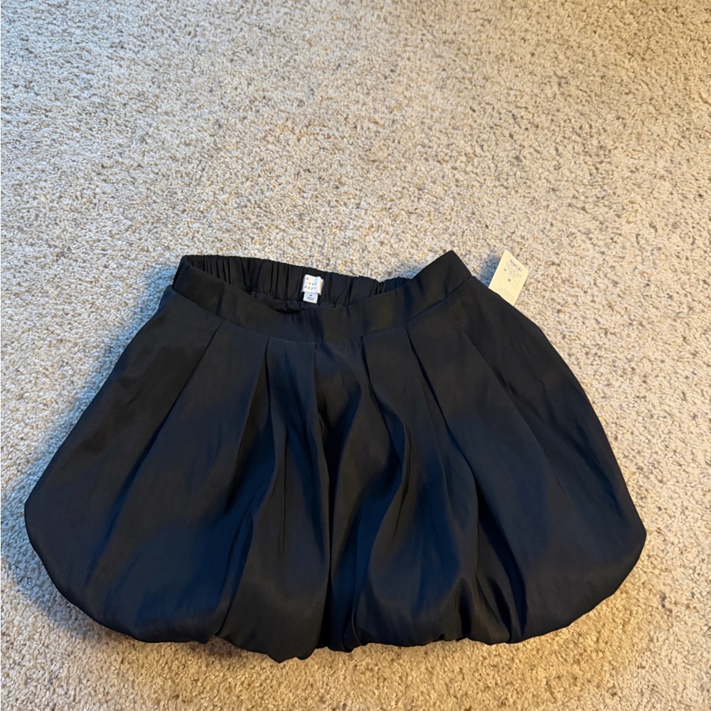 a new day Black Bubble Mini Skirt